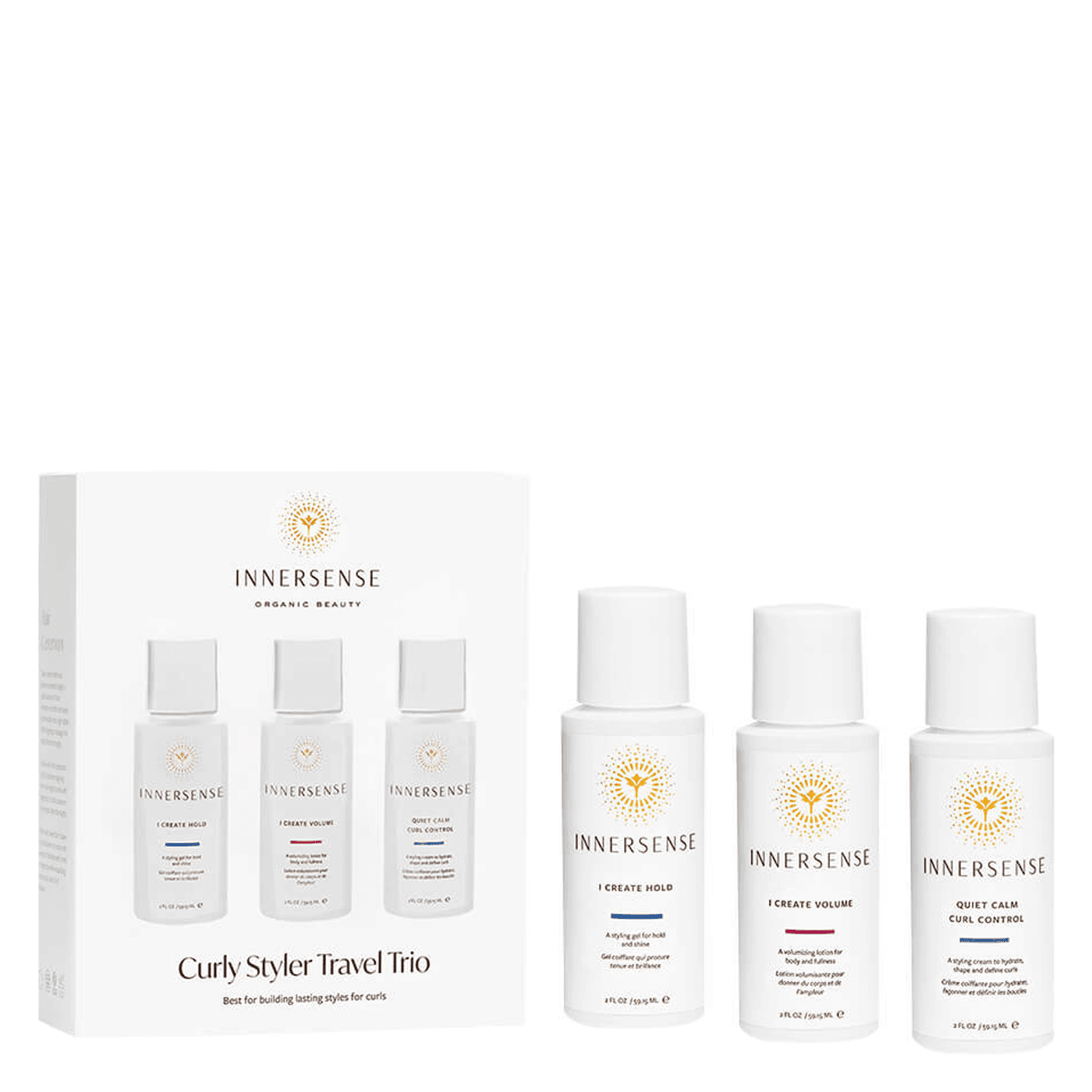 Innersense - Curly Styler Travel Trio