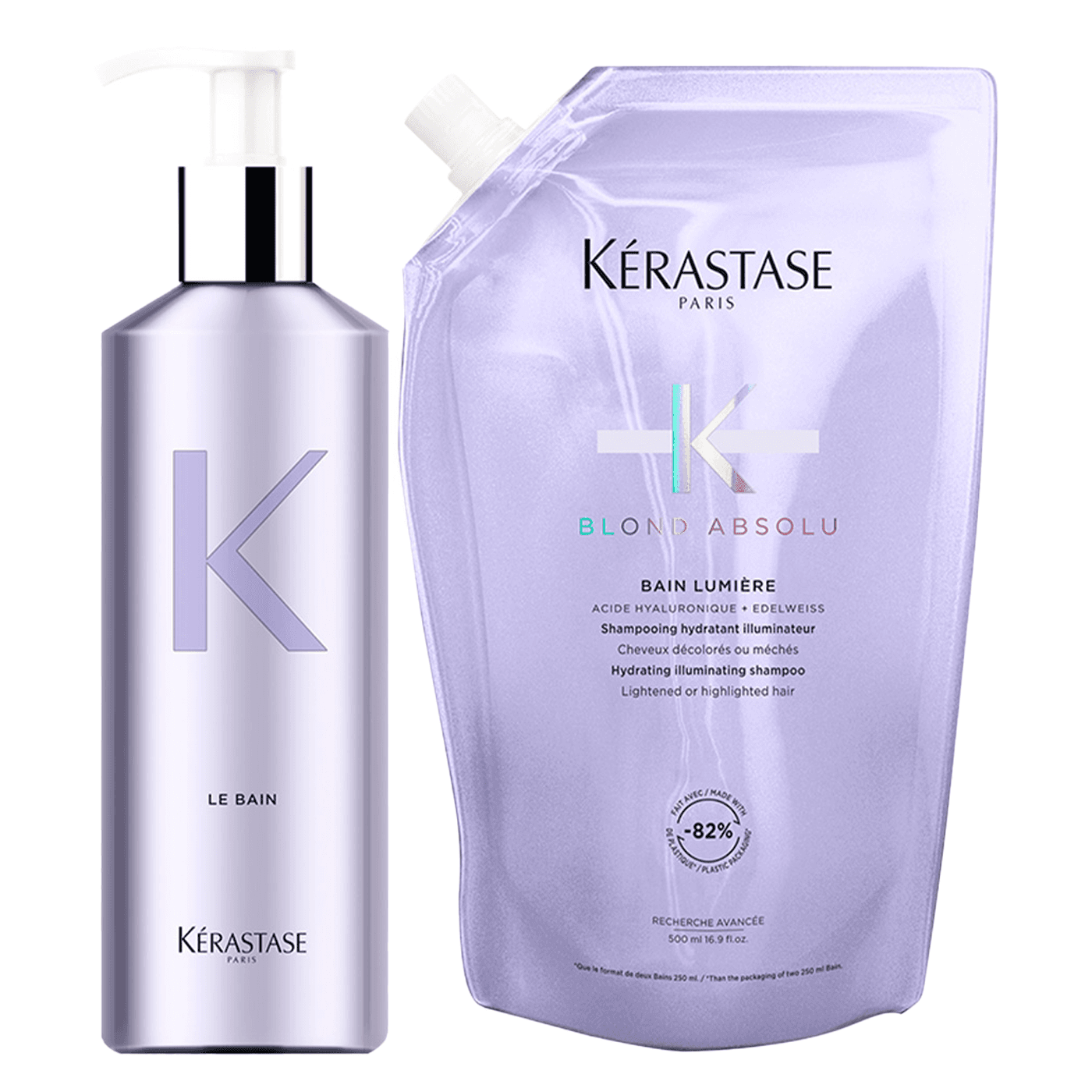 Blond Absolu - Bain Lumière Refill + Aluminium Flasche Duo