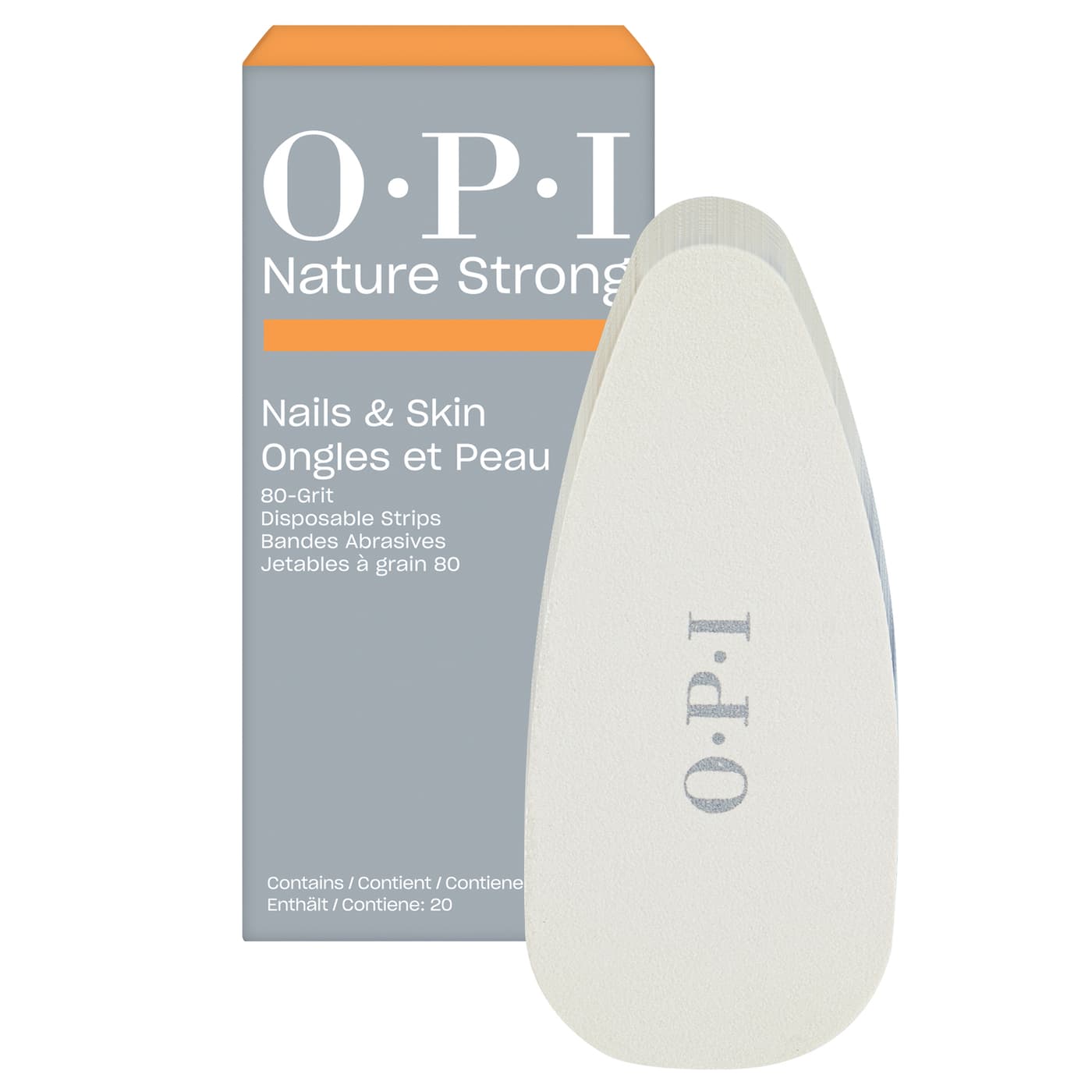 Nature Strong Nails & Skin - Disposable Strips 80 Grit