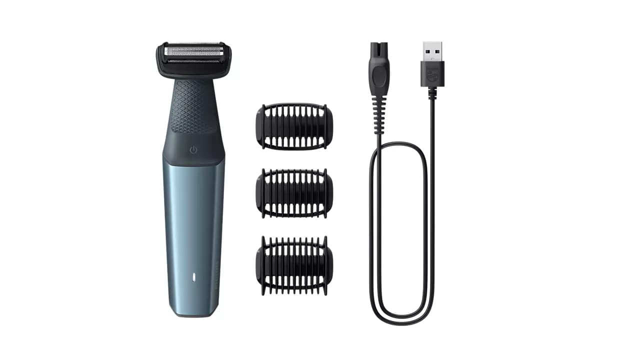 Philips BODYgroom - Series 3000 Wasserfester Trimmer Für Körper Und Intimbereich  Bg3027/03