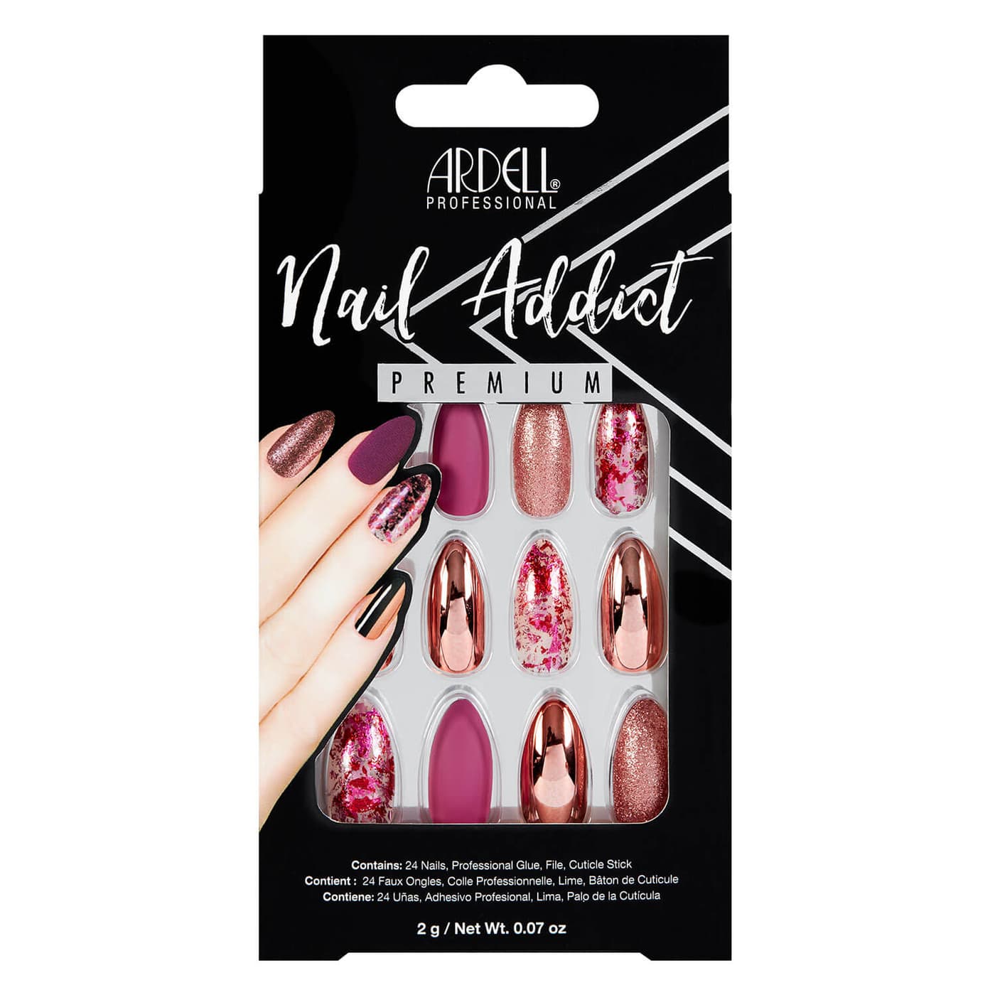 Nail Addict - Nail Addict Chrome Pink Foil