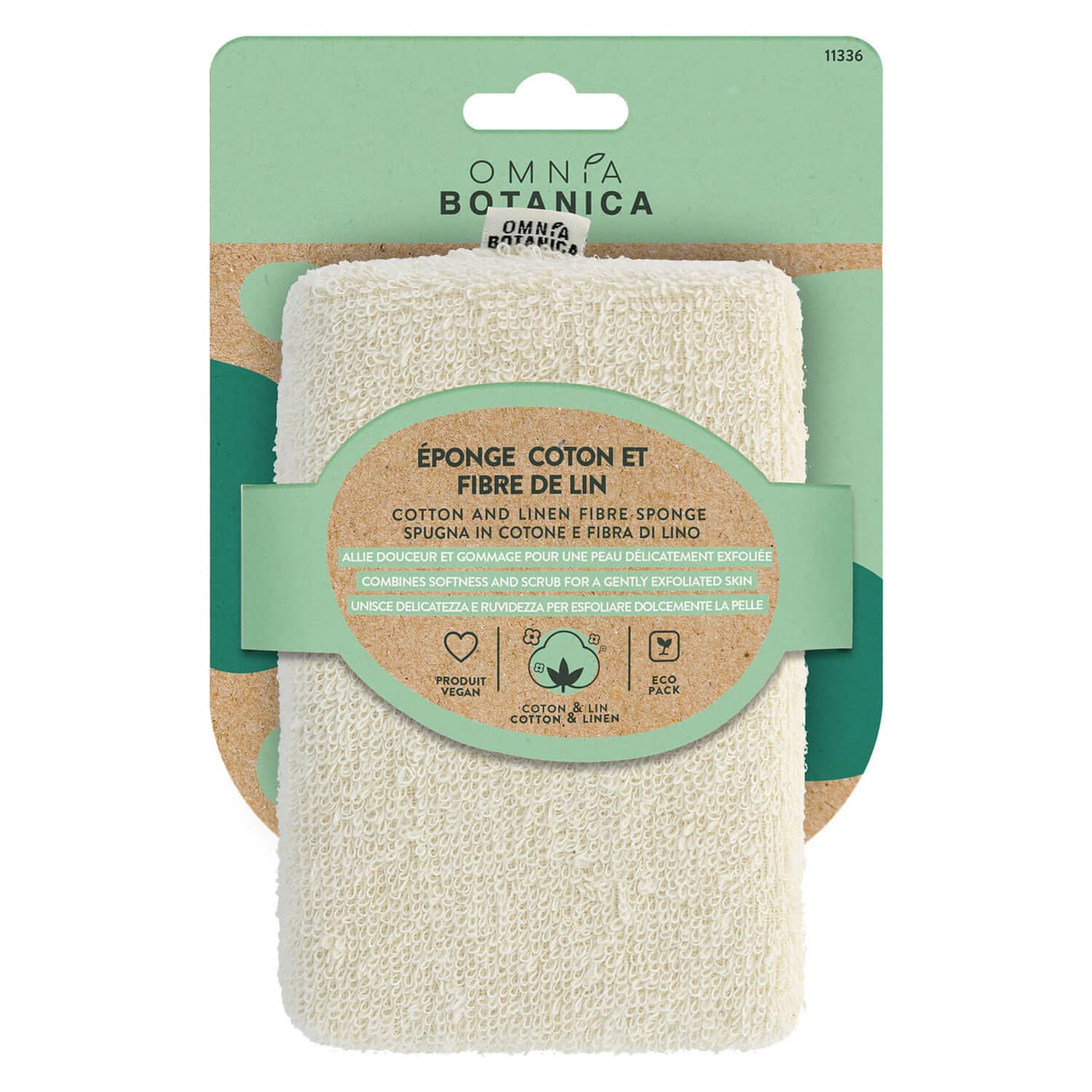OMNIA BOTANICA - Schwamm aus Baumwolle und Leinen