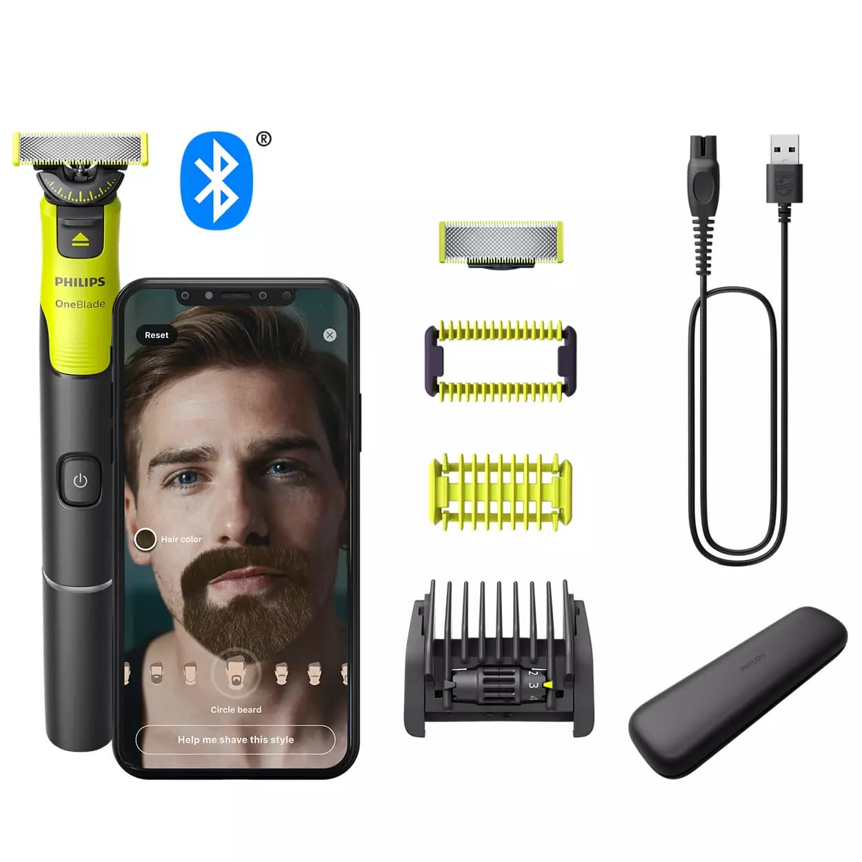 Philips OneBlade - 360 with Connectivity Face + Body QP4631/65