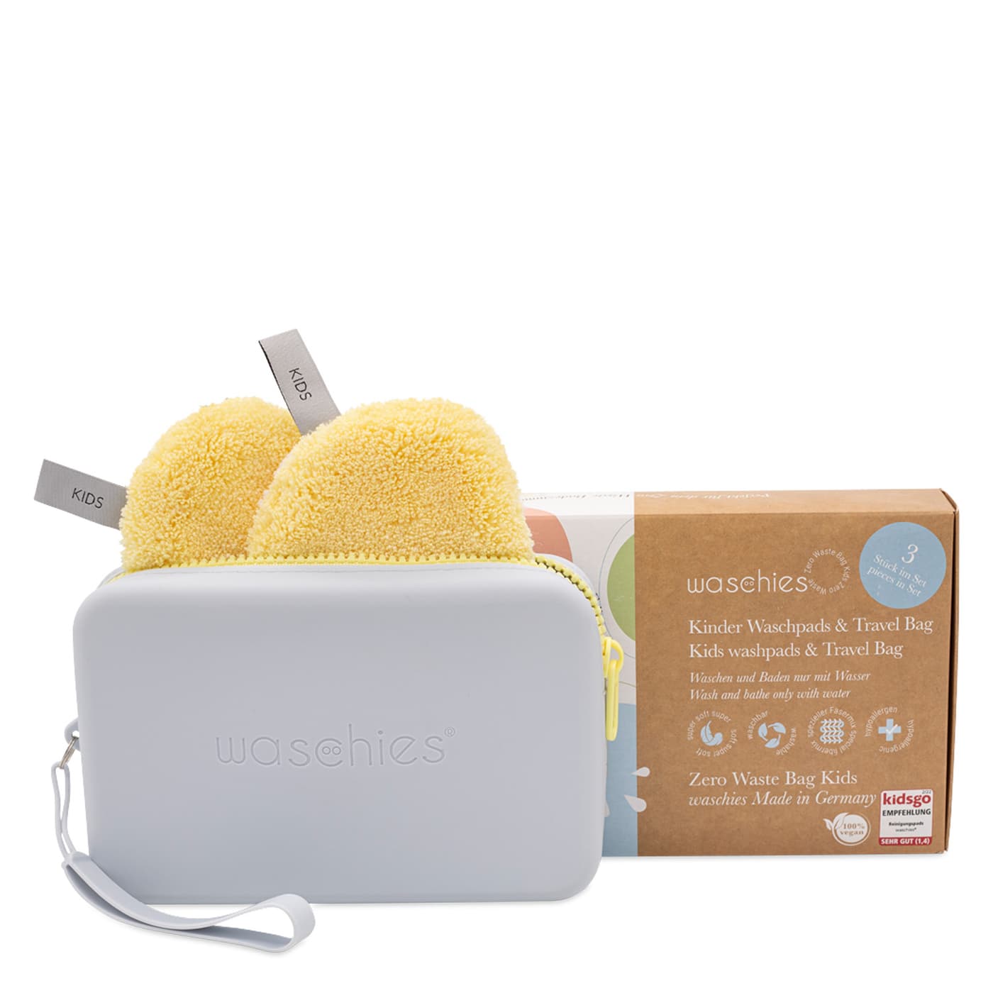 Waschies Kidsline - Zero Waste Bag Kids Pastel Yellow