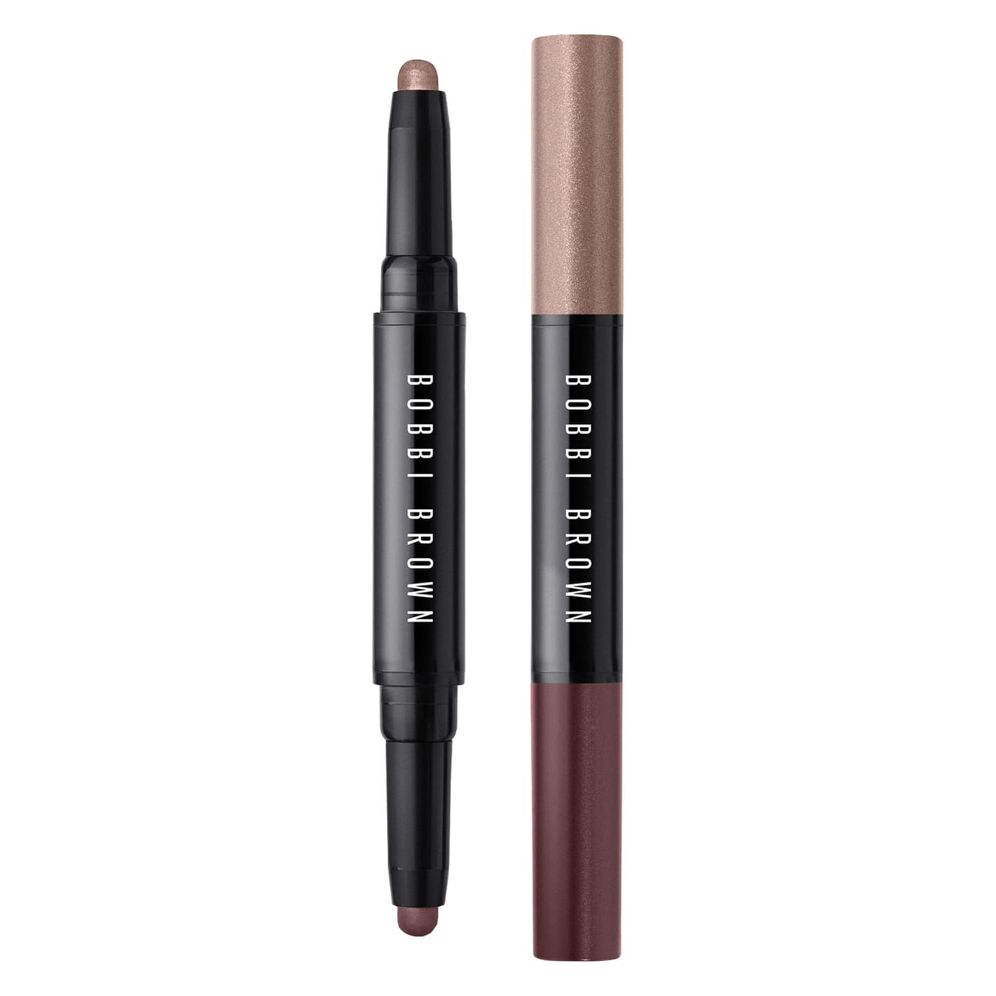 BB Eye Shadow - Long-Wear Cream Shadow Stick Duos Pink Steel/ Bark