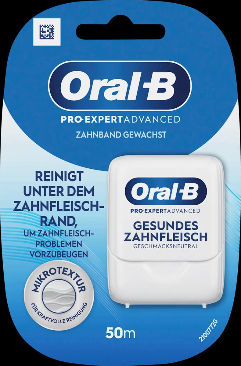 Oral B - Pro-Expert Advanced Floss Gesundes Zahnfleisch gewachst 50m