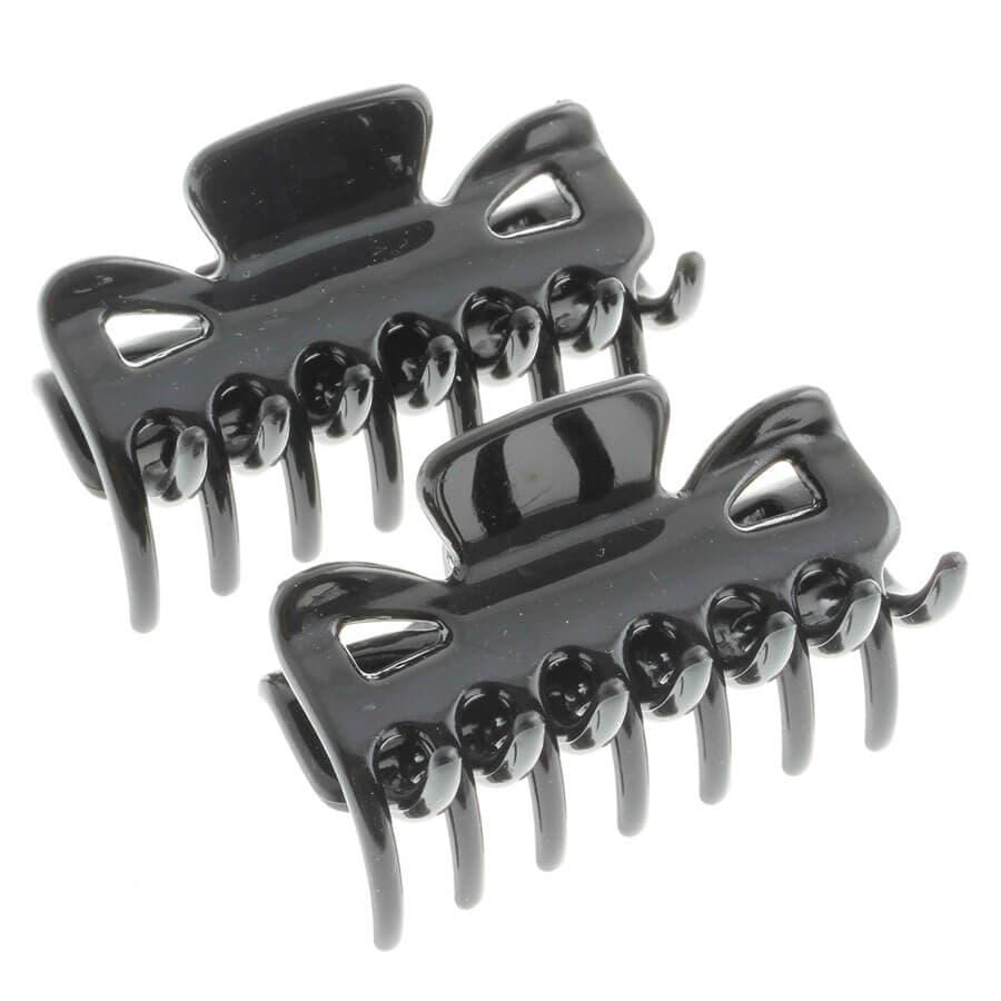DailyGO - Klemme schwarz Kunststoff 3cm