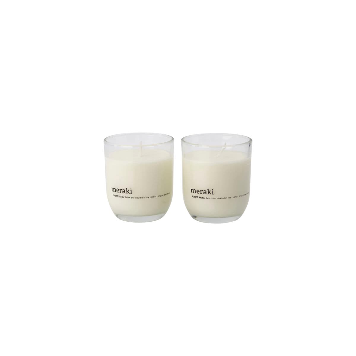 Meraki Home - Scented candle Forest rain duo