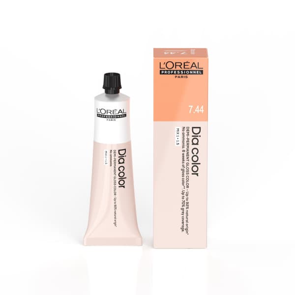 Dia Color - 7.44 Mittelblond tiefes Kupfer