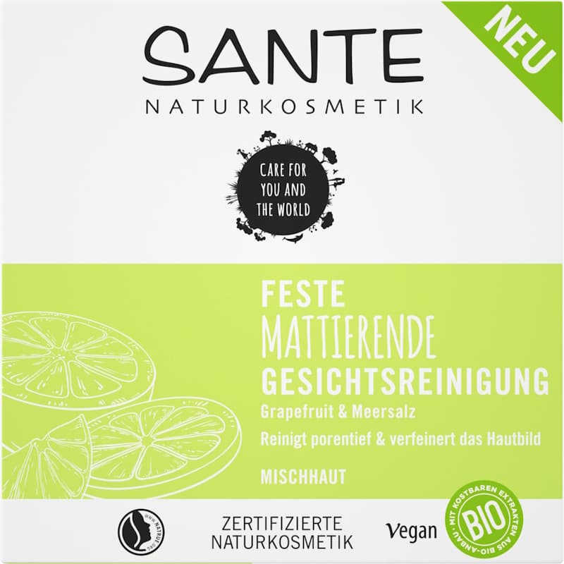 Sante - Solid Facial Cleanser Mattifying