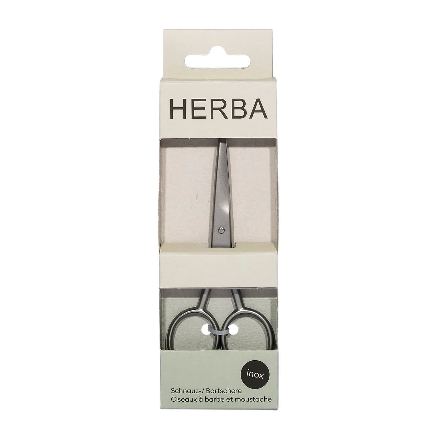 Herba - Schnauz-/Bartschere Inox