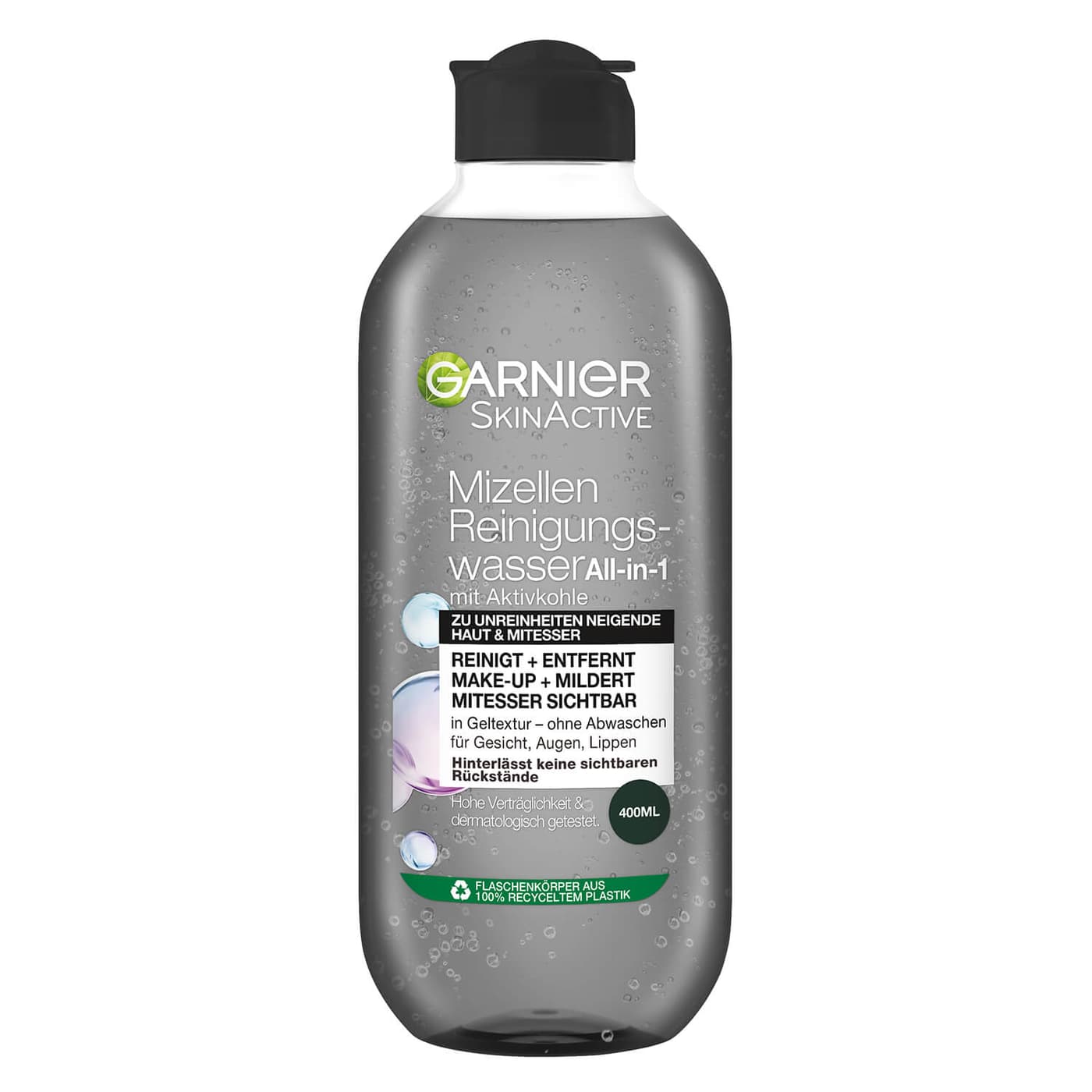 Skinactive Face - Micellar cleansing water with activated charcoal and salicylic acid