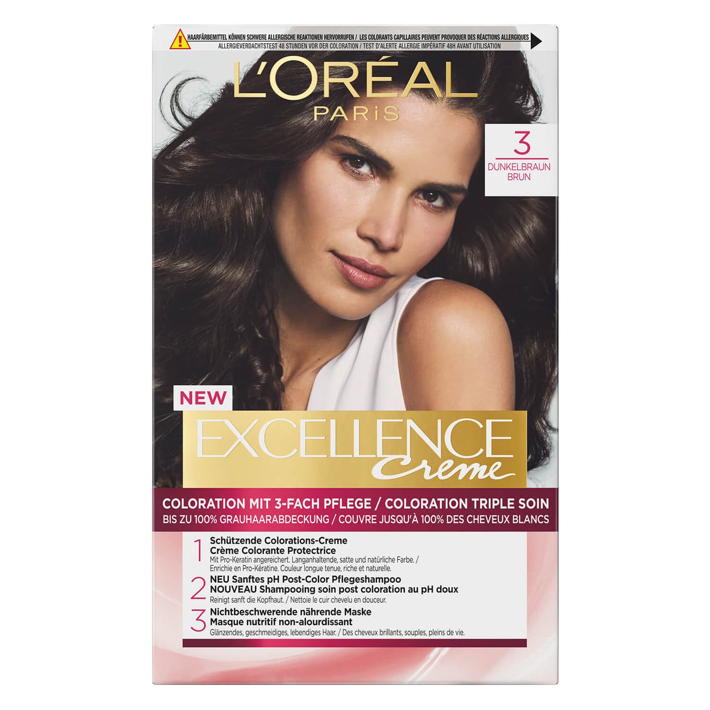 LOréal Excellence Color - Creme 3 Brun