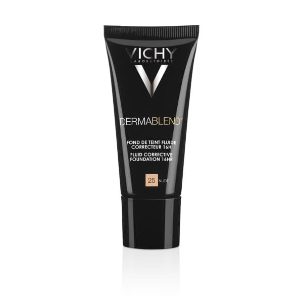 Vichy Dermablend - Korrigierendes Make-up Fluid Mit Hoher Deckkraft 16 Stunden Halt SPF28  25 Nude