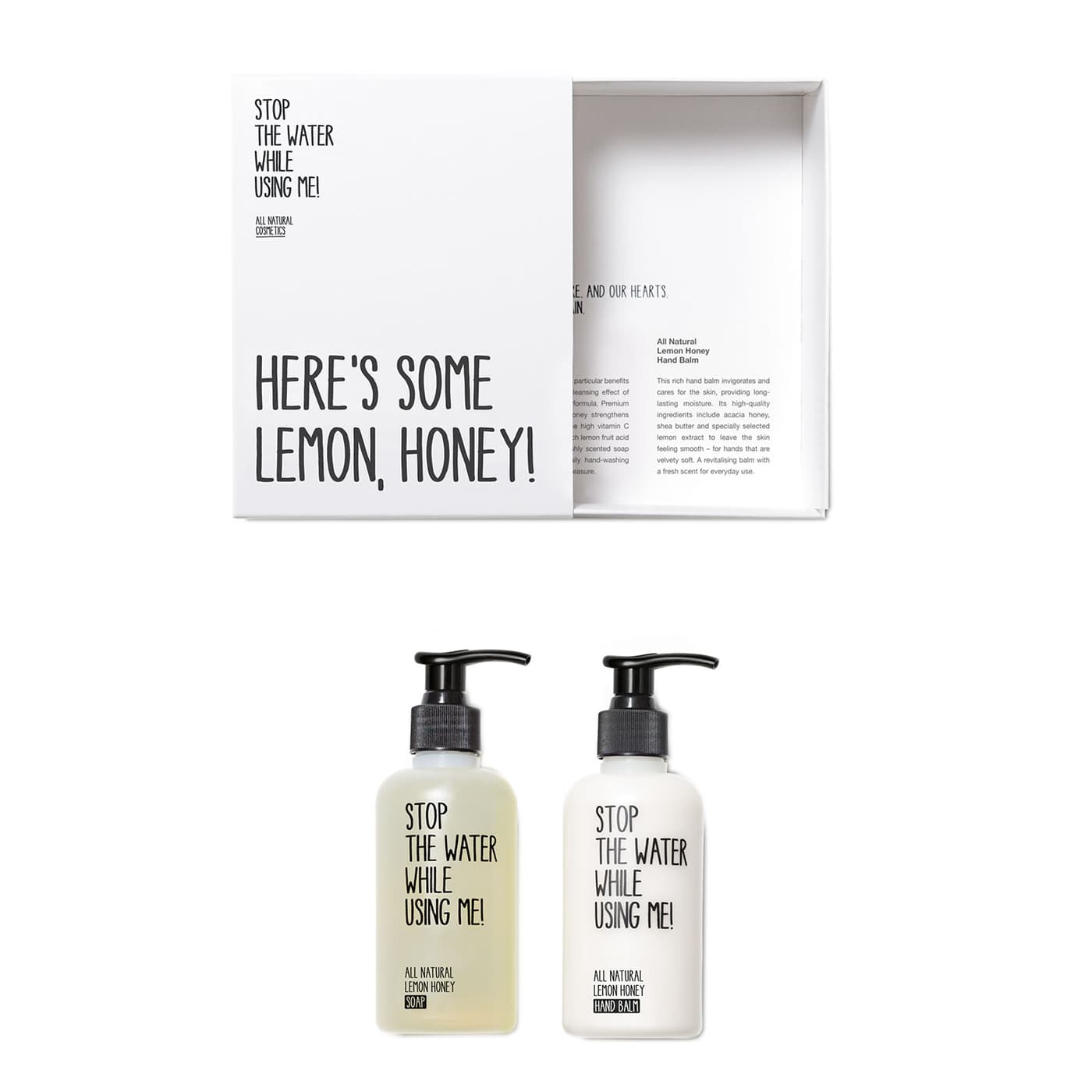 All Natural Body - Lemon Honey Hand Kit