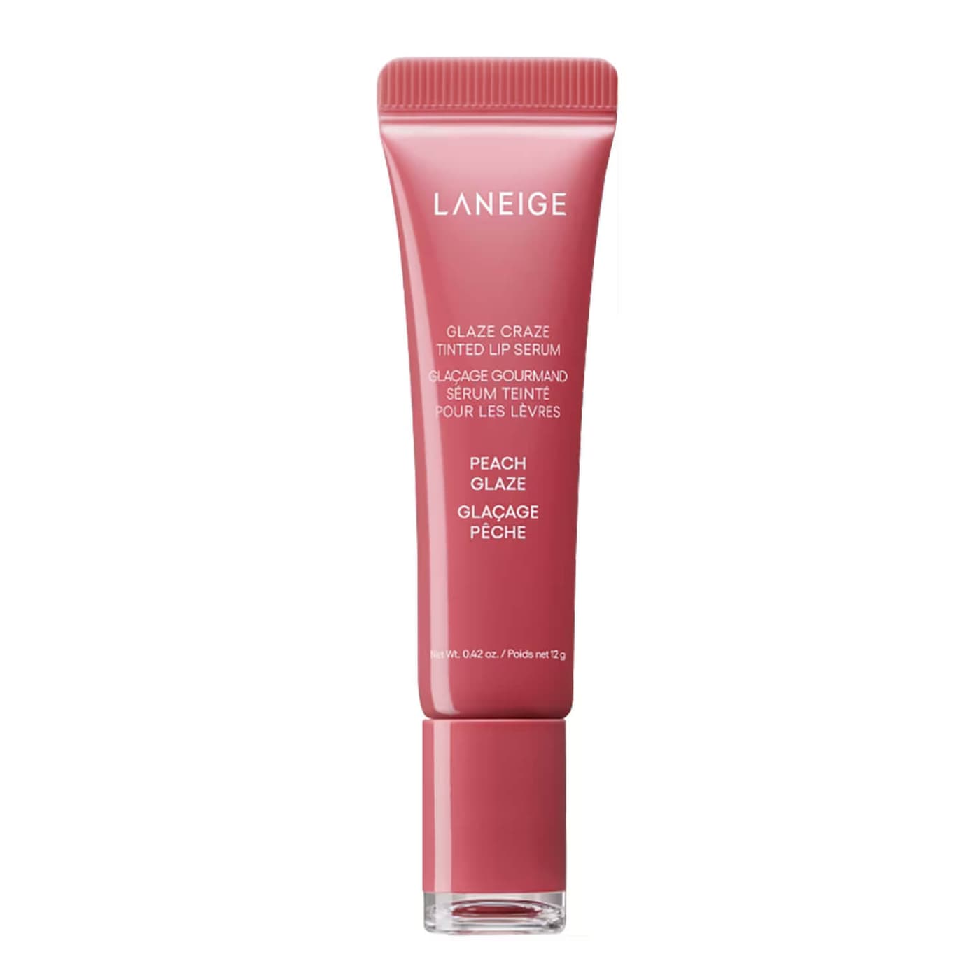 LANEIGE - GLAZE CRAZE TINTED LIP SERUM PEACH GLAZE
