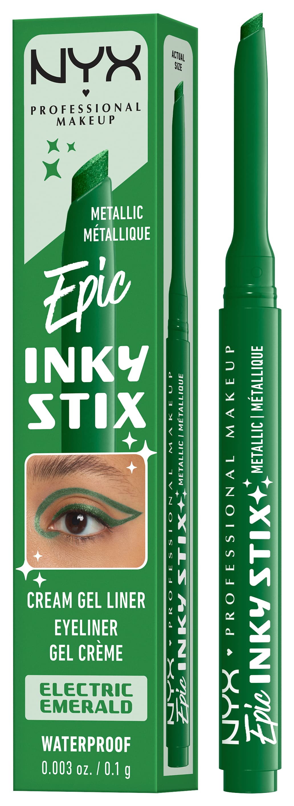 NYX Liner - Epic Inky Stix Cream Gel Eyeliner Waterproof Electirc