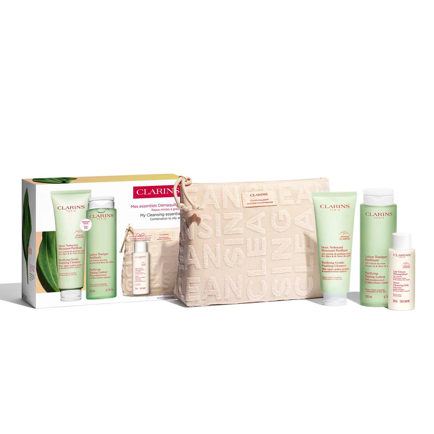 Clarins Specials - My Cleansing Essentials Kit for Combination to Oily Skin