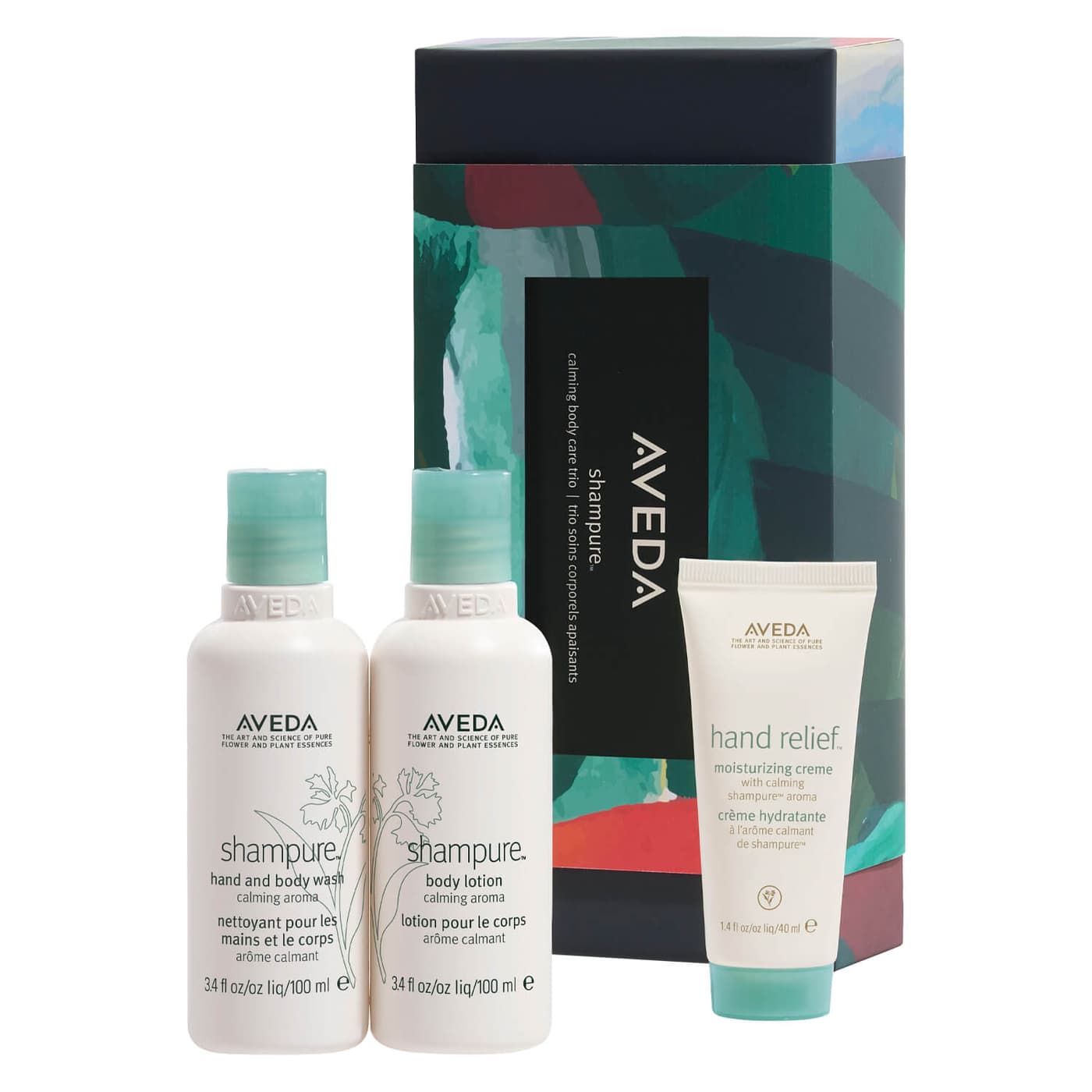 aveda specials - shampure calming body care trio