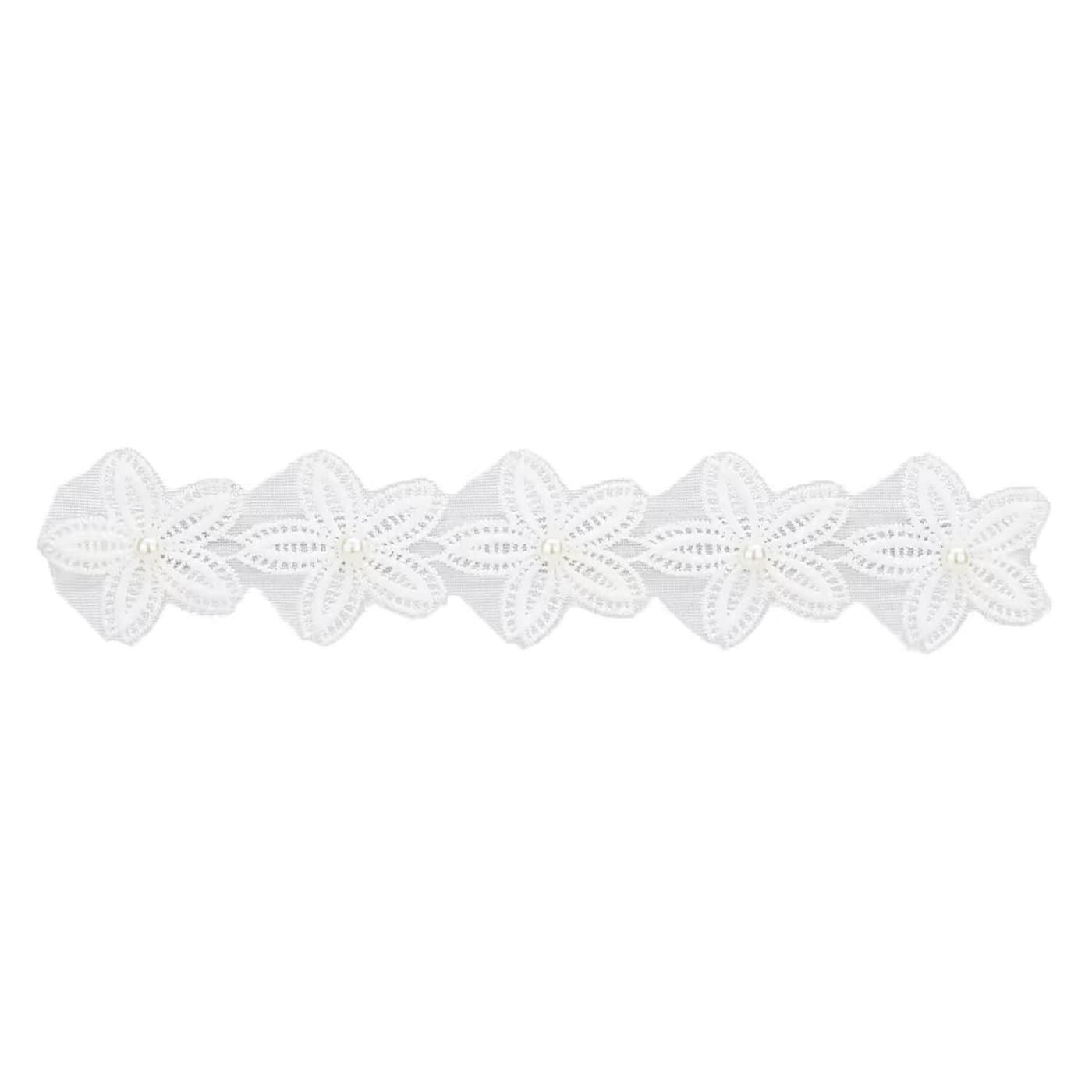 Celebride Bandeau Bébé Fleurs & Perle