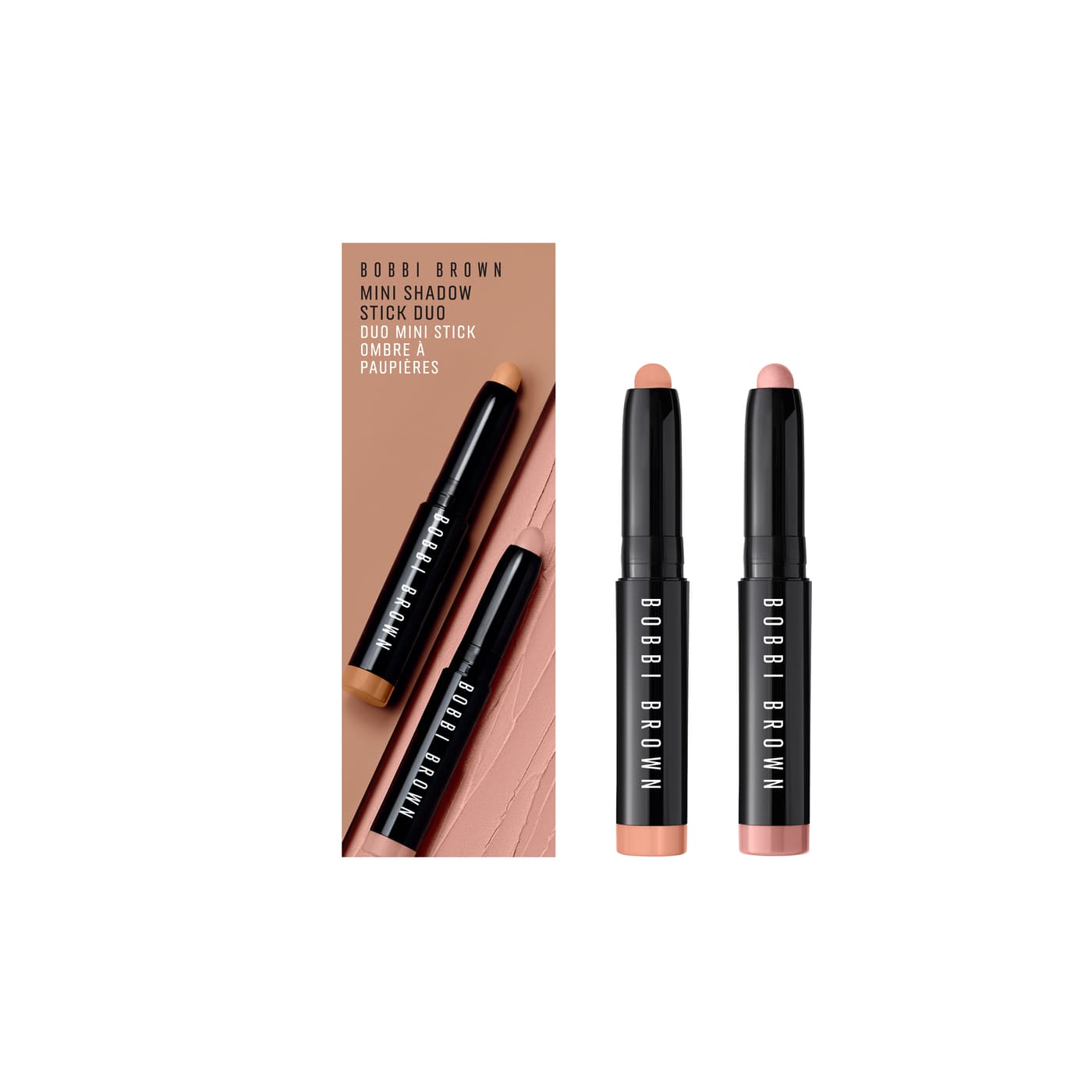 BB Eye Shadow - Mini Long-Wear Cream Shadow Stick Duo - Antique Rose/Toast