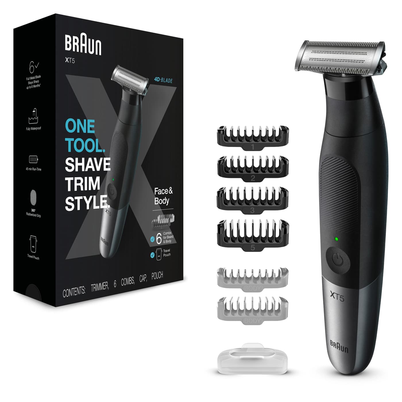 BRAUN - Series XT5200 Face + Body + Travel