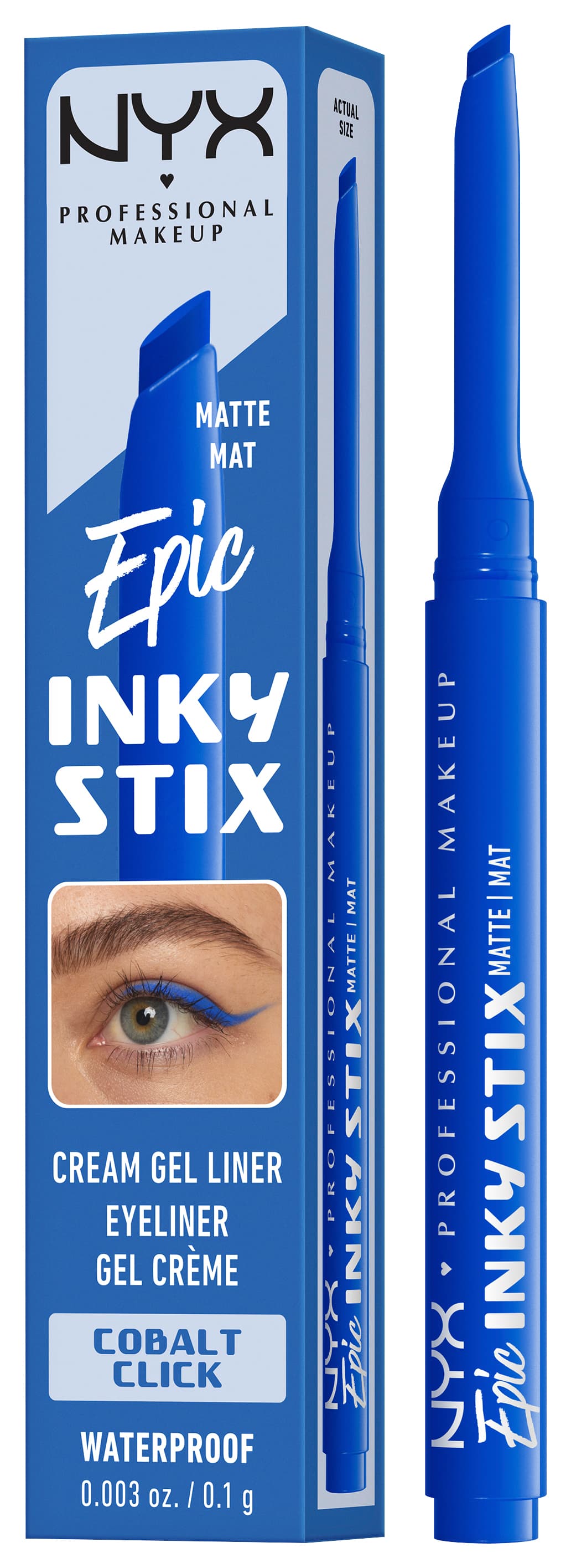 NYX Liner - Epic Inky Stix Cream Gel Eyeliner Waterproof Cobalt