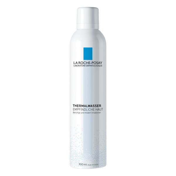 LA ROCHE-POSAY Eau Thermale Peaux Sensibles Aérosol 300ml, a un effet calmant, rafraîchissant et apaisant sur la peau, équilibre le microbiome