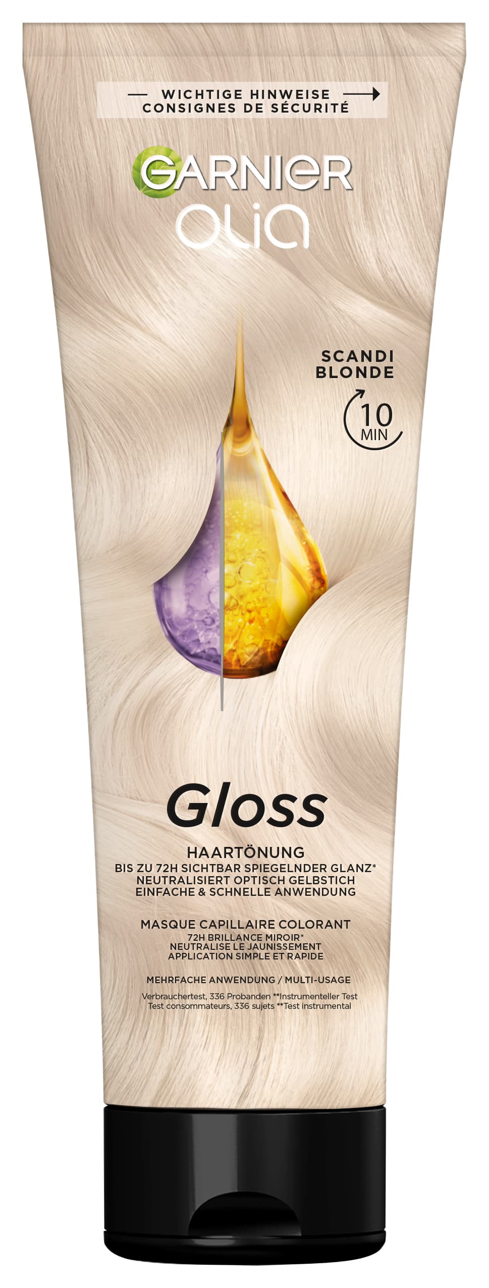 Olia - Gloss Getönte Haarmaske Scandi Blonde