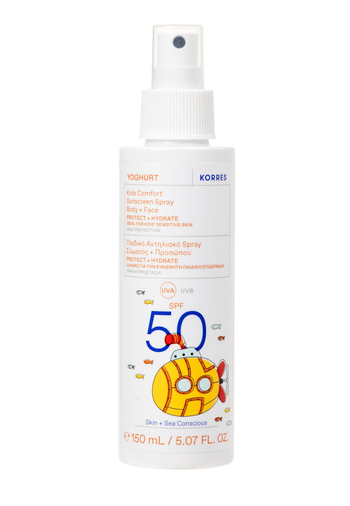 Korres Care - YOGHURT Kids Comfort Sunscreen Spray Body + Face