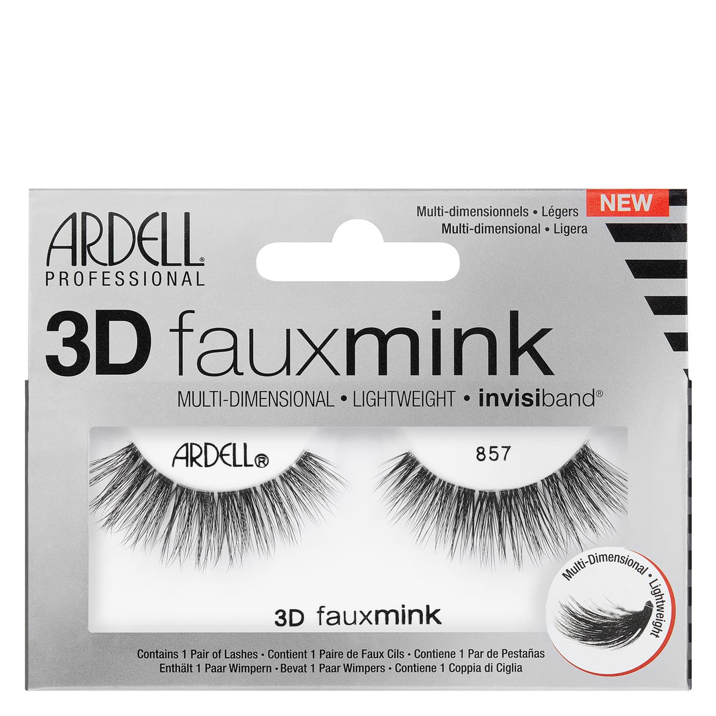 Faux Mink - 3D  857 Lashes
