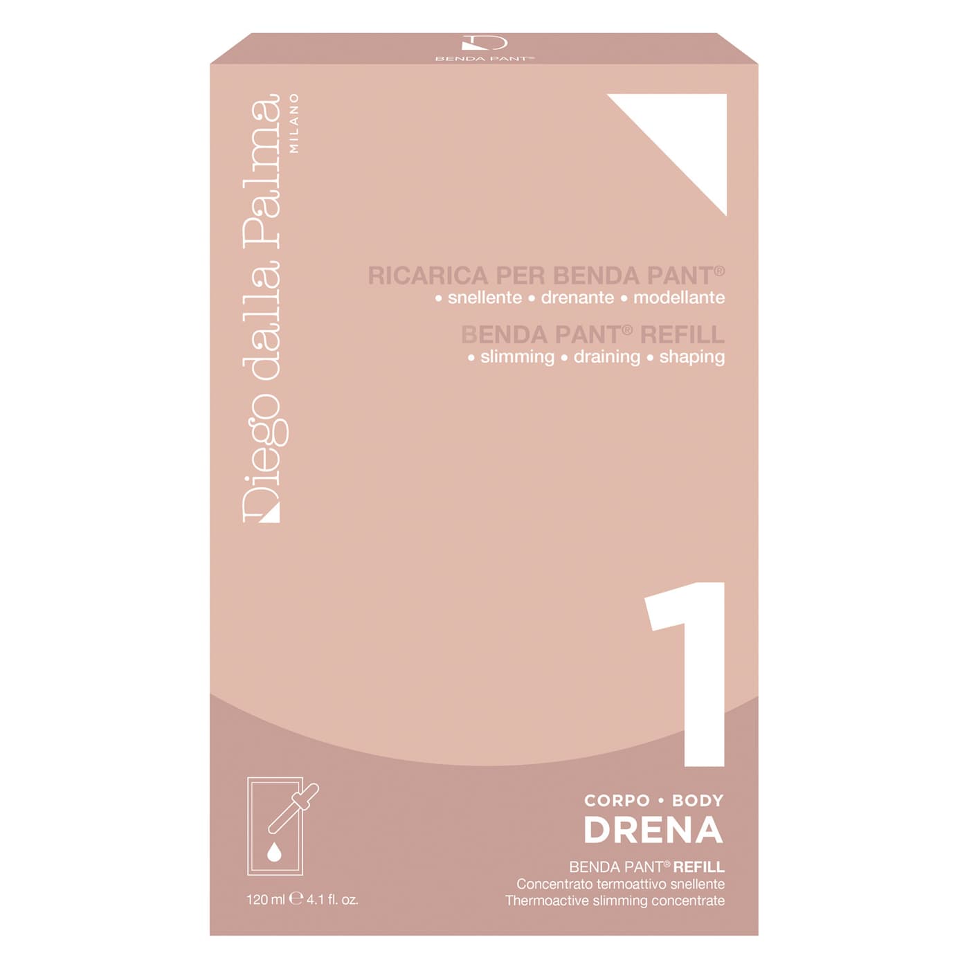 Diego dalla Palma - 1. DRENA BENDA PANT Thermoactive slimming leggings REFILL