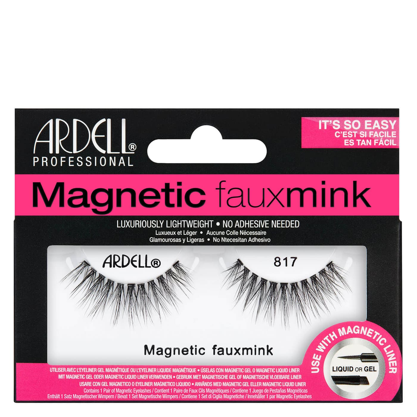 Ardell Magnetic - Faux Cils  simple frange Faux Mink 817