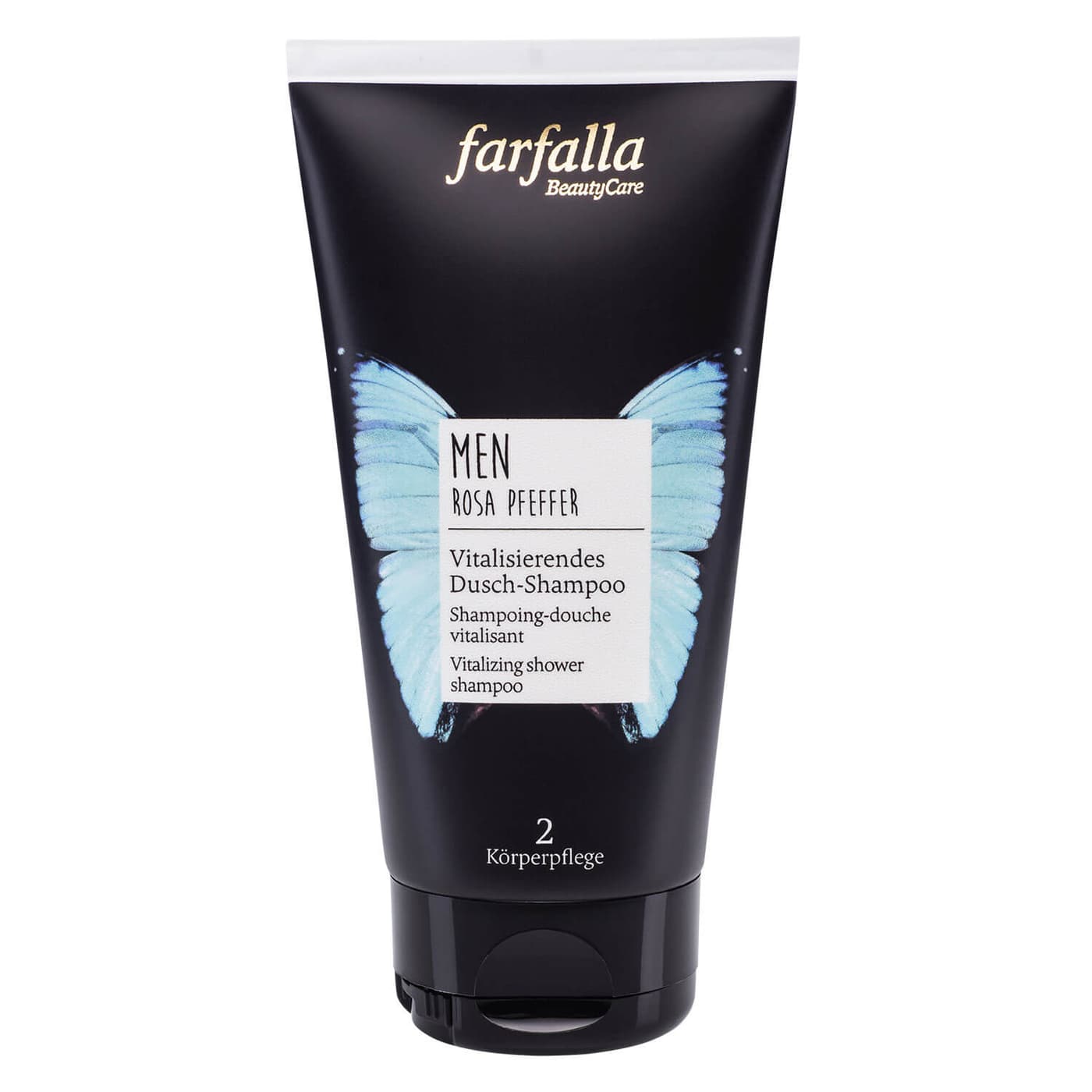 Farfalla Men - Rosa Pfeffer Vitalisierendes Dusch-Shampoo
