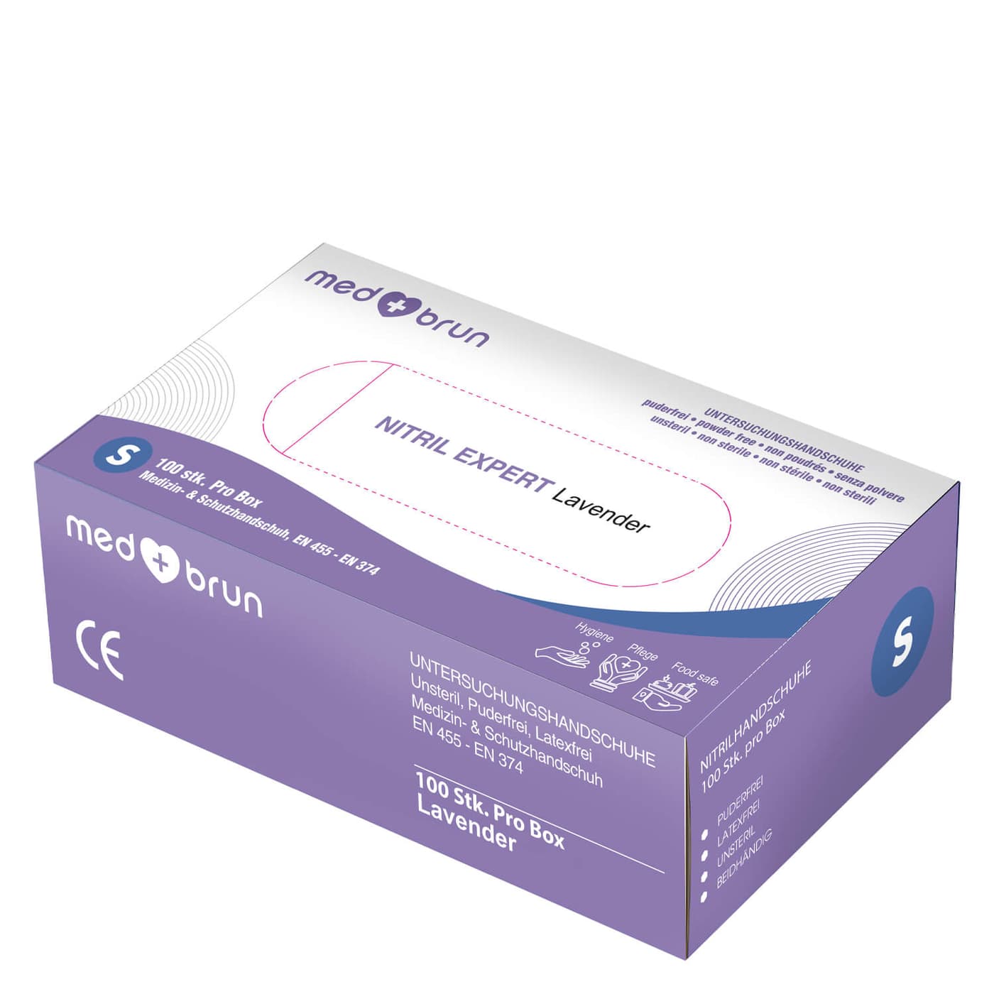 MedBrun - Nitril Handschuhe Expert Lavender