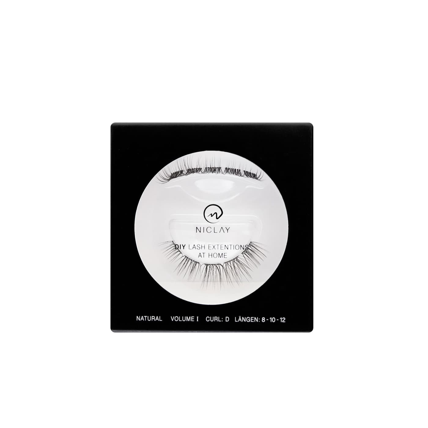 NICLAY - DIY Lash Minibox | D-Curl | Natural Eye I | 8 / 10 / 12 mm