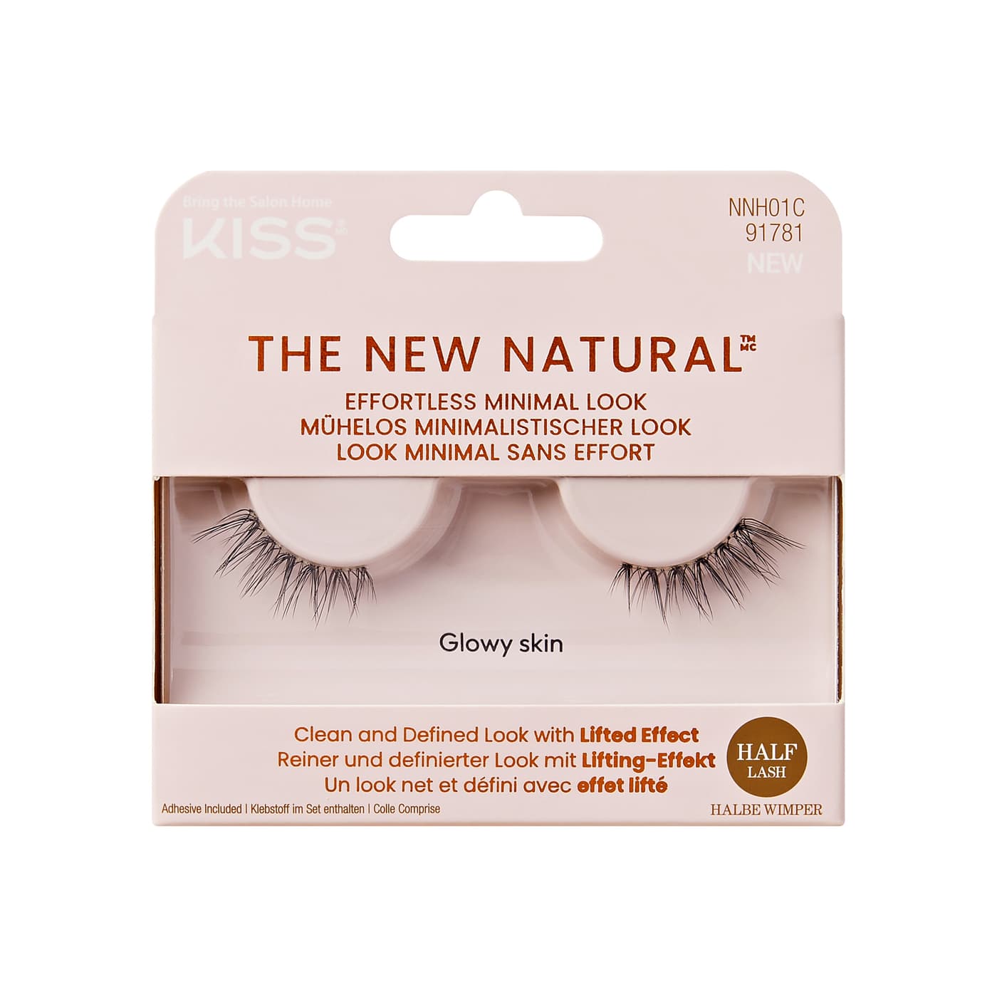 KISS Lashes - KS The New Natural Half Lash 01