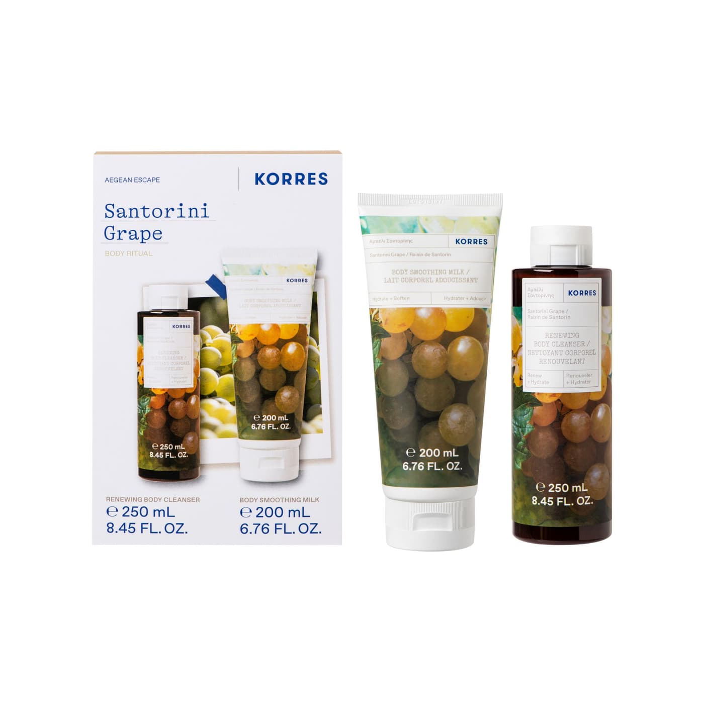 Korres Care - SANTORINI GRAPE Body Ritual Set
