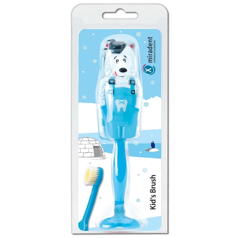 Miradent - Kid's Brush Zahnbürste Bär hellblau
