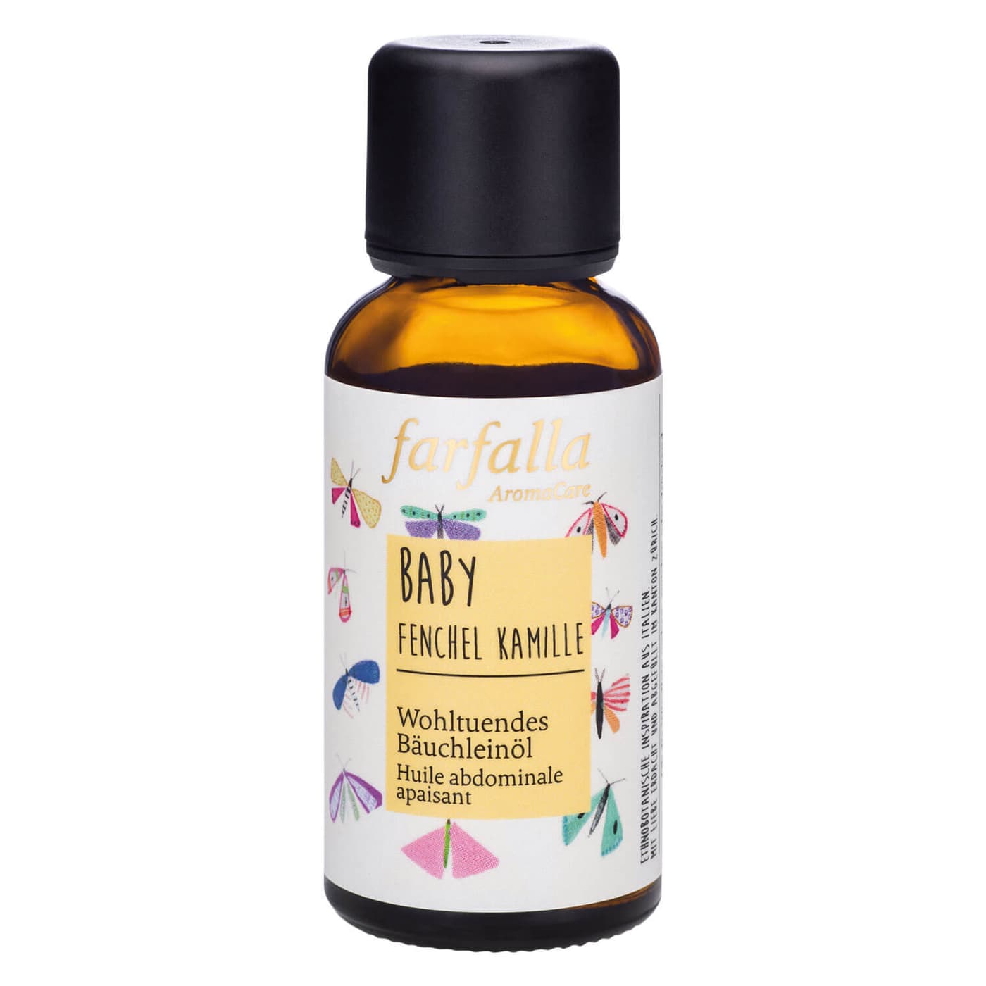 Farfalla Baby - Baby Fenchel Kamille Huile abdominale apaisante