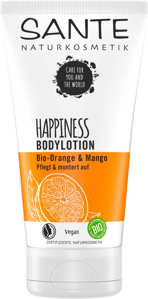 Sante - HAPPINESS Lait corporel Orange & Mangue bio