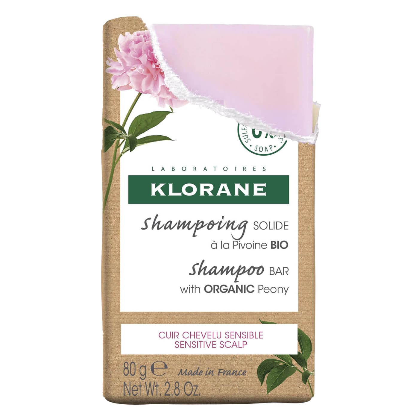 KLORANE Hair - Soothing & Anti-Irritating Shampoo Peony