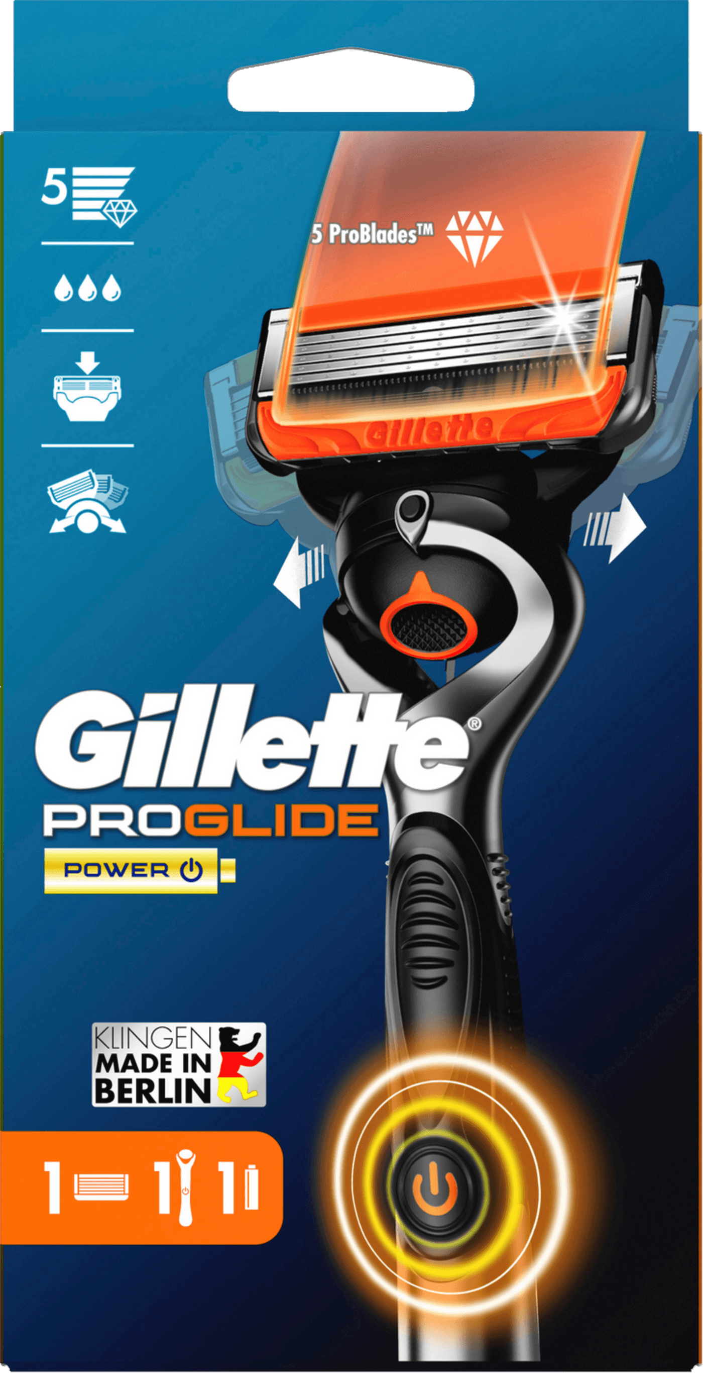 Gillette - ProGlide Flexball Power Rasierapparat mit 1 Klinge