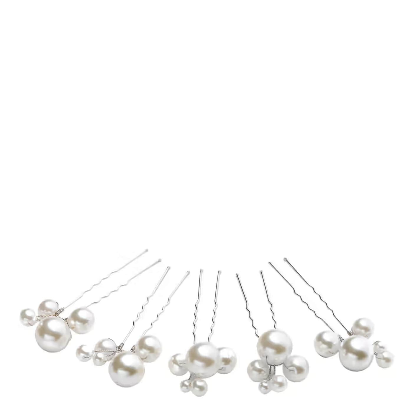Celebride Hairpin With Differently Pearls Silver