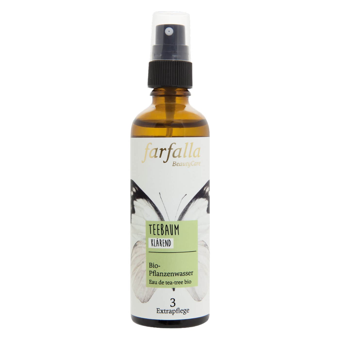 Farfalla Bio-Pflanzenwasser - Teebaum Bio-Pflanzenwasser klärend