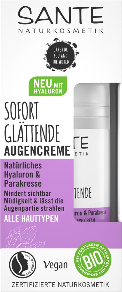 Sante - Sof. Glätt. Augencreme Hyaluron