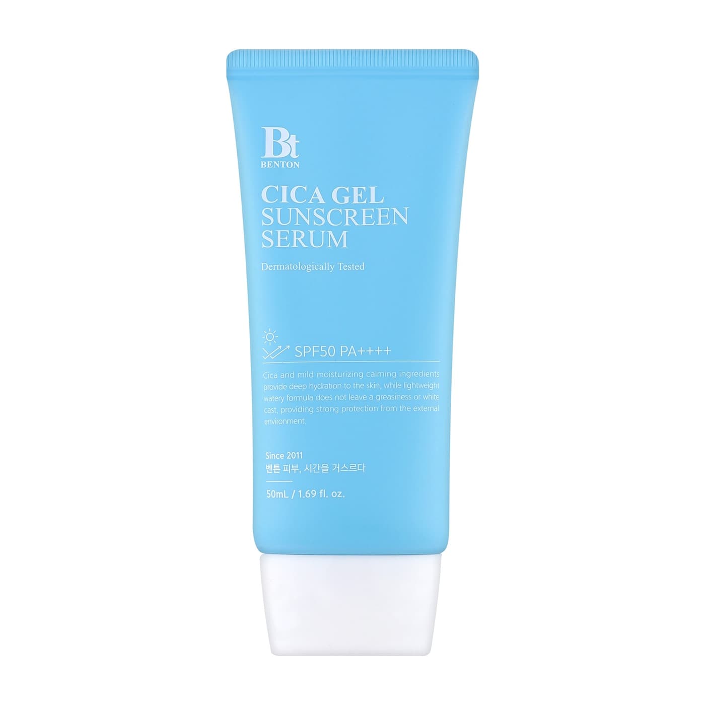 Benton - cica gel sunscreen serum