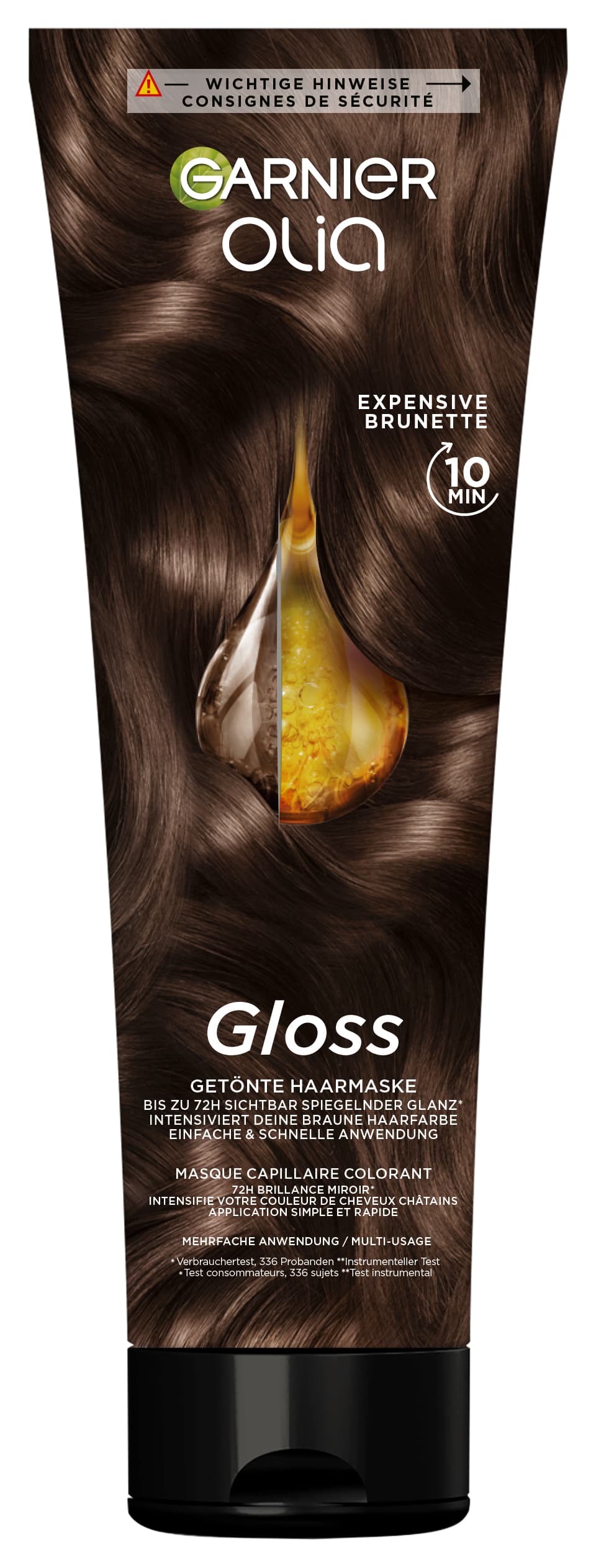 Olia - Gloss Getönte Haarmaske Expensive Brunette