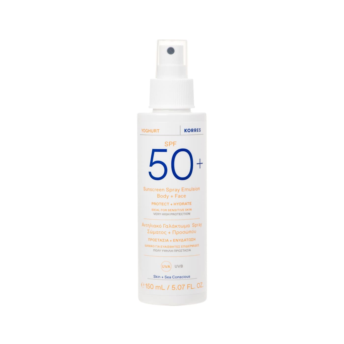 Korres Care - YOGHURT unscreen Spray Emulsion Body + Face SPF50