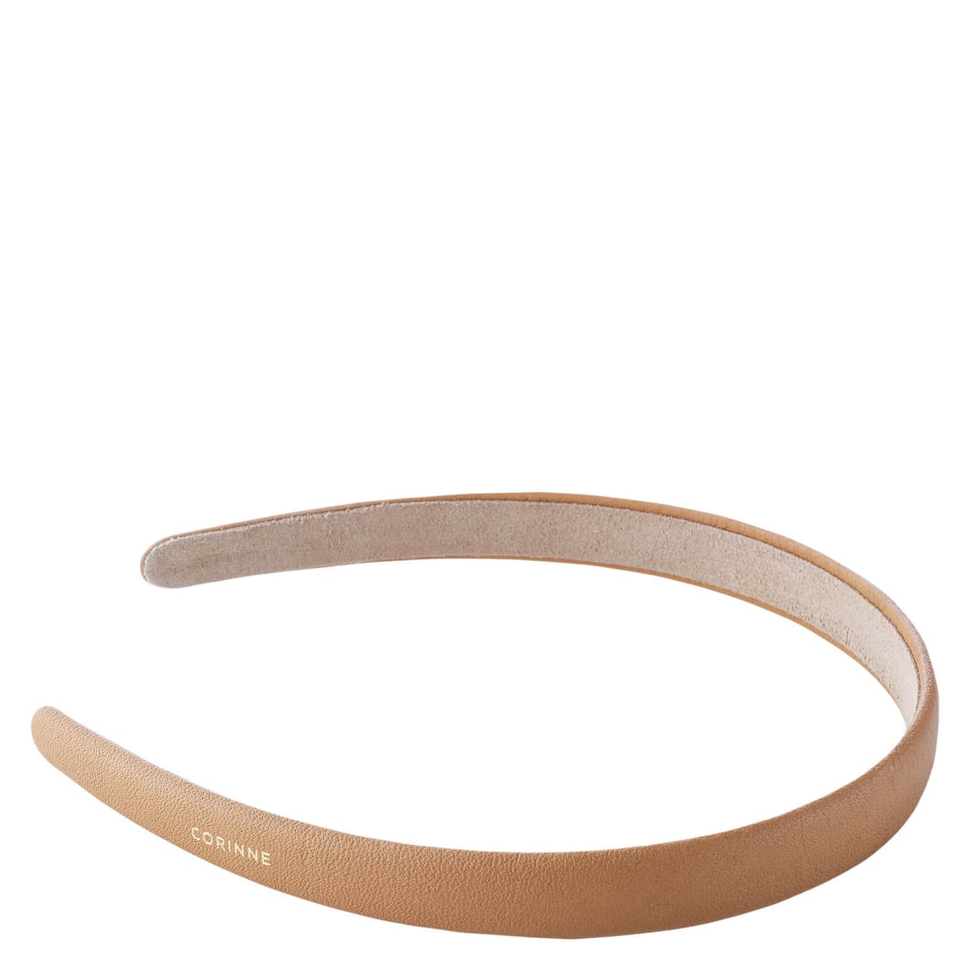 Corinne World - vegan Diadem Narrow Plain Camel